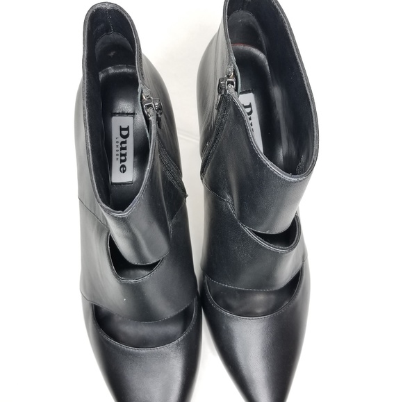 DUNE London Adrianne Leather Stiletto Boots - Picture 3 of 7